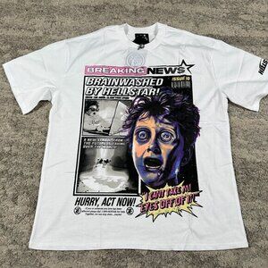 Hellstar Brainwashed By Hellstar White T-Shirt Men’s Size Large
